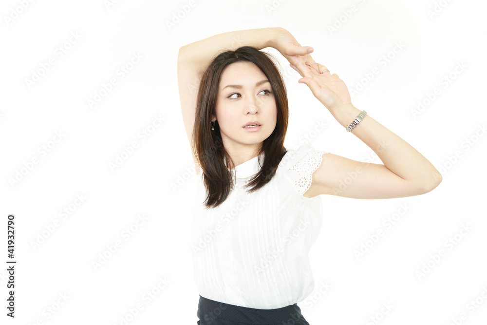 体をほぐすオフィスレディー 体をほぐすオフィスレディー