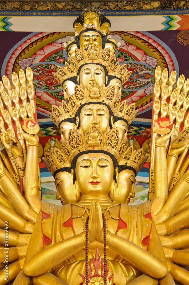 Thousand-hand Guan Yin statue Thousand-hand Guan Yin statue