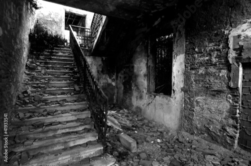 ruin in Comacchio, italy photo