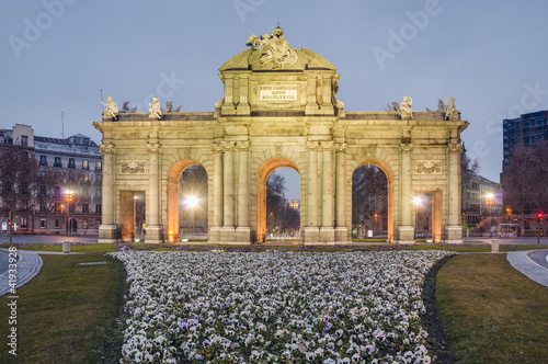 Puerta de Alcala at Madrid, Spain