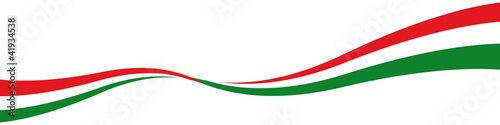 Italien Fahne Flagge Farben Welle Schwung m it QXP9 Datei photo