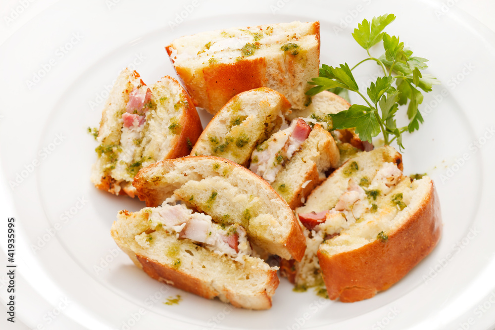 sandwich with chicken sandwich with chicken
