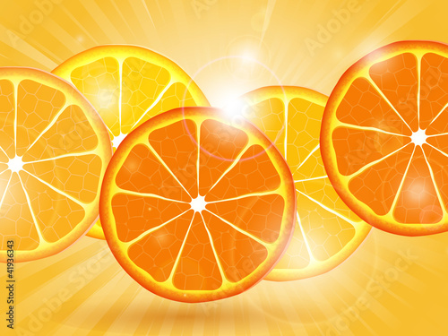 orange slice background