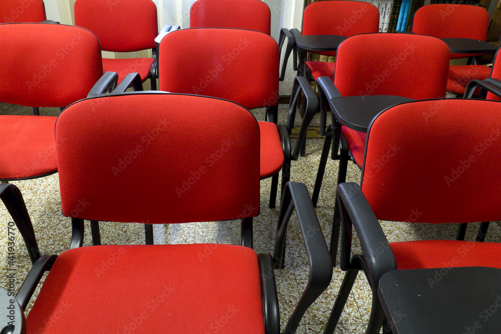 Obraz premium Red chairs