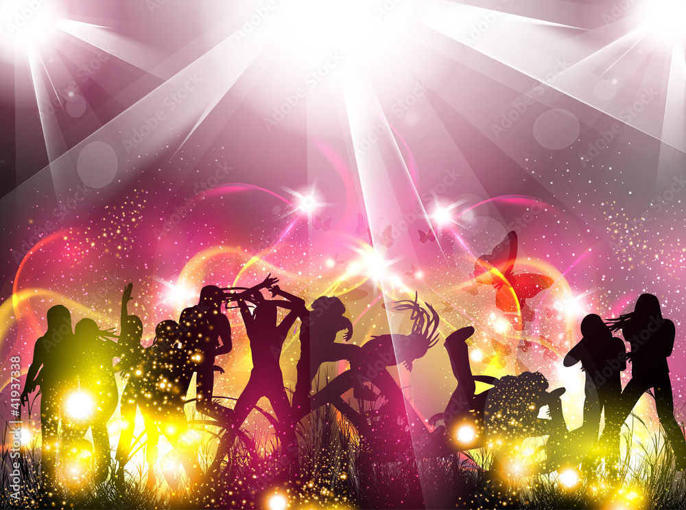 Party color light illustration