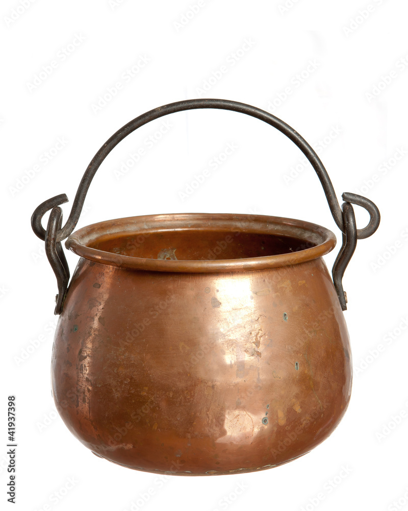 Old  bronze pot
