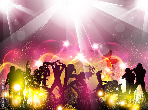 Lichte illustratie feestkleur
