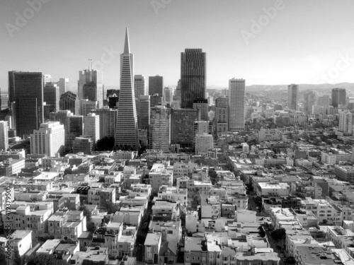 Downtown of San Francisco  California