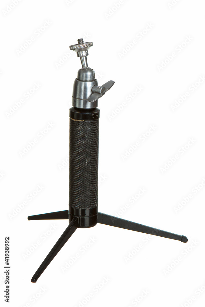 Naklejka premium Mini tripod isolated