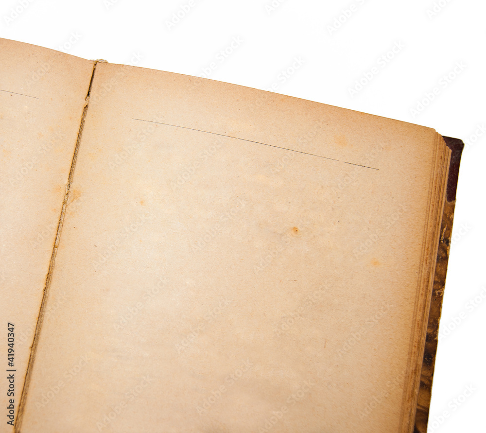 Naklejka premium Una pagina bianca