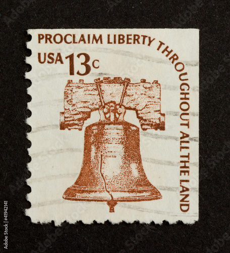 USA - CIRCA 1975: Stamp printed in the USA photo