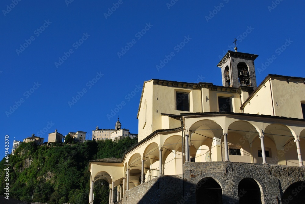 St. Gaudenzio church, Varallo Sesia village, Piedmont, Italy St. Gaudenzio church, Varallo Sesia village, Piedmont, Italy