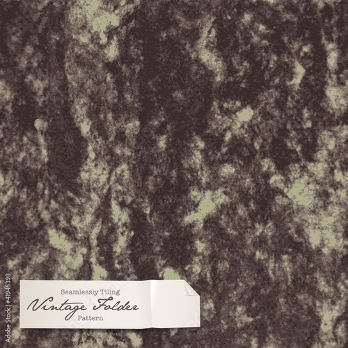 seamlessly tiling vintage folder pattern (vector)