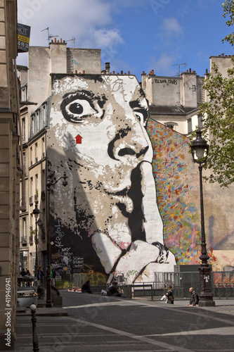 big face murals