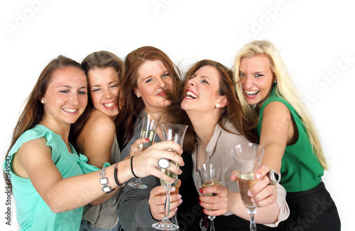 Frauen beim feiern