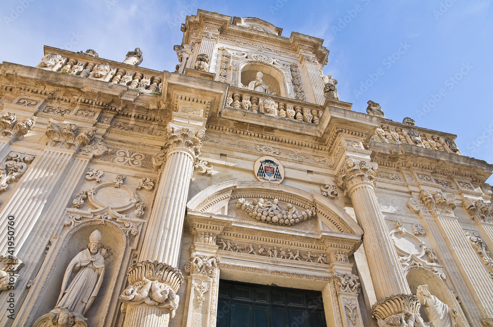 Cathedral of Lecce. Puglia. Italy.