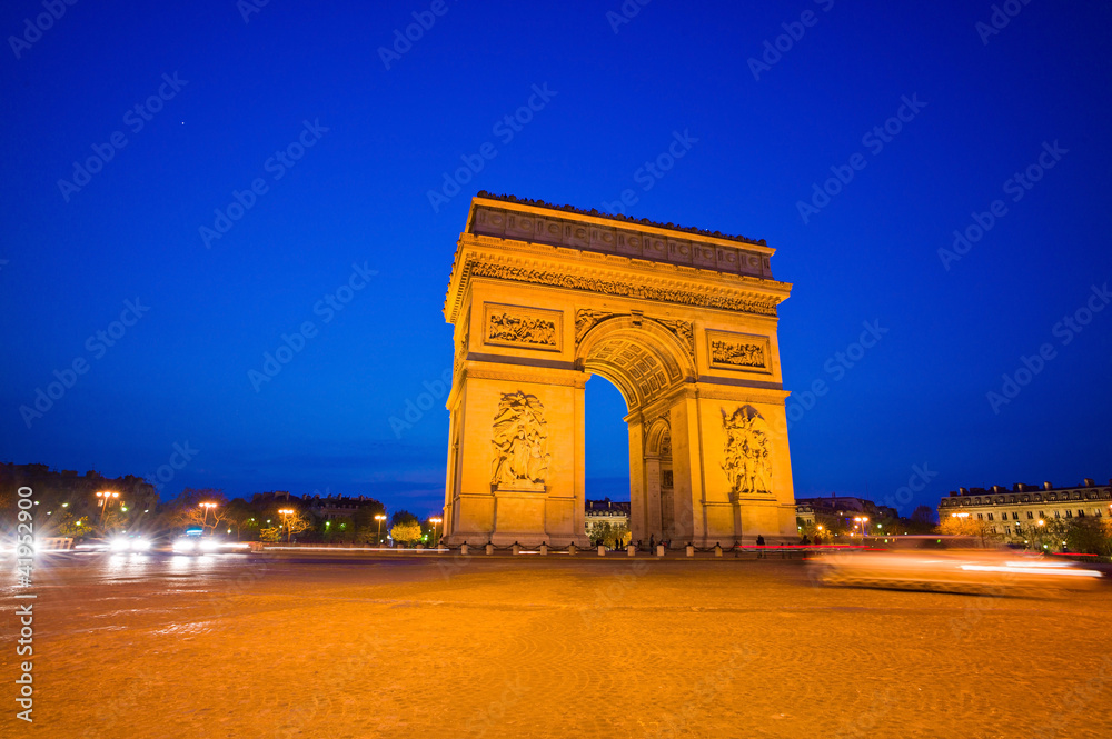 Fototapeta premium Paris, Paris, Frankreich. Triumpfbogen