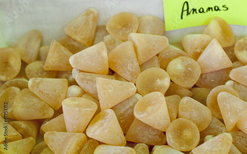 friandise bonbon ananas artisanale photo