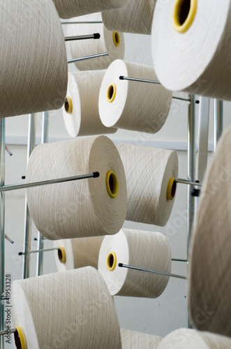 Rolls of industrial cotton