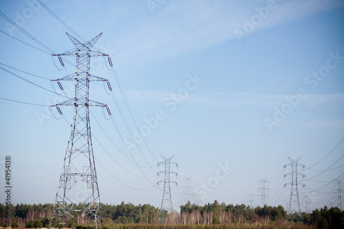 power pylons and wires © Nivellen77