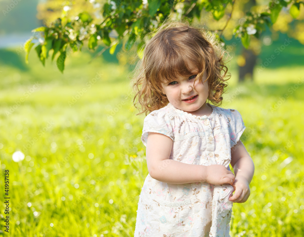 Cute spring child Cute spring child