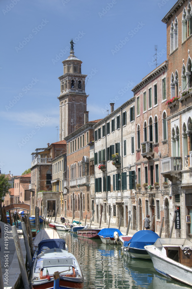 Fototapeta premium Canals in Venice, Italy