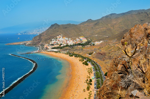 Teresitas Beach in Tenerife  Canary Islands  Spain