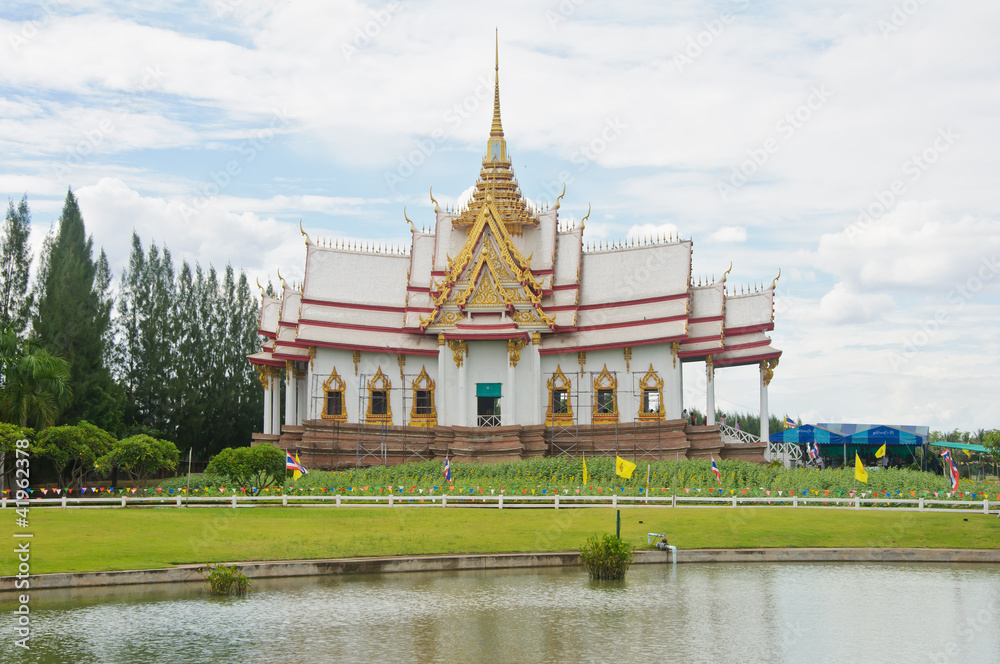 beautiful temple in thai style