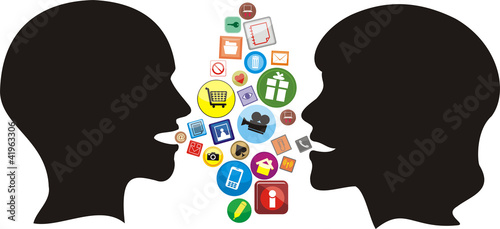 social network - modern conversation