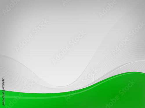 Light gray background Dizzy-HF, green wave