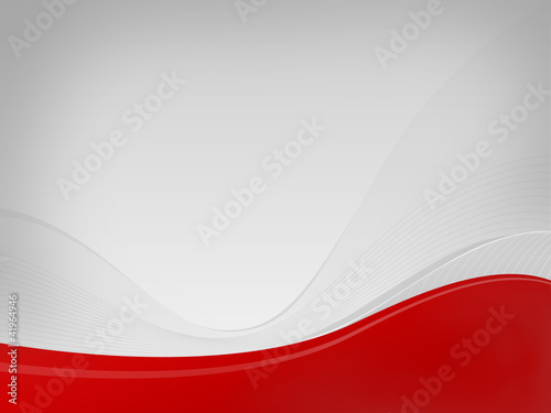 Light gray background Dizzy-HF, red wave
