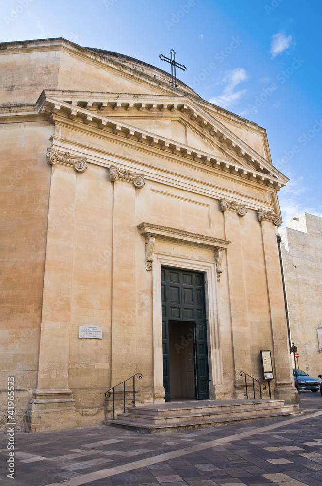 Church of St. Maria alla Porta. Lecce. Puglia. Italy.