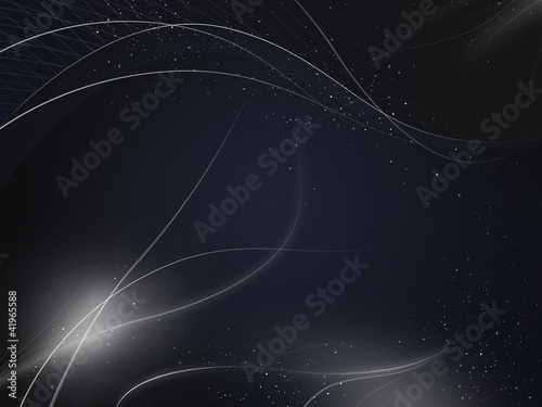 Background Vivezium Black / Dark Blue, theme of space