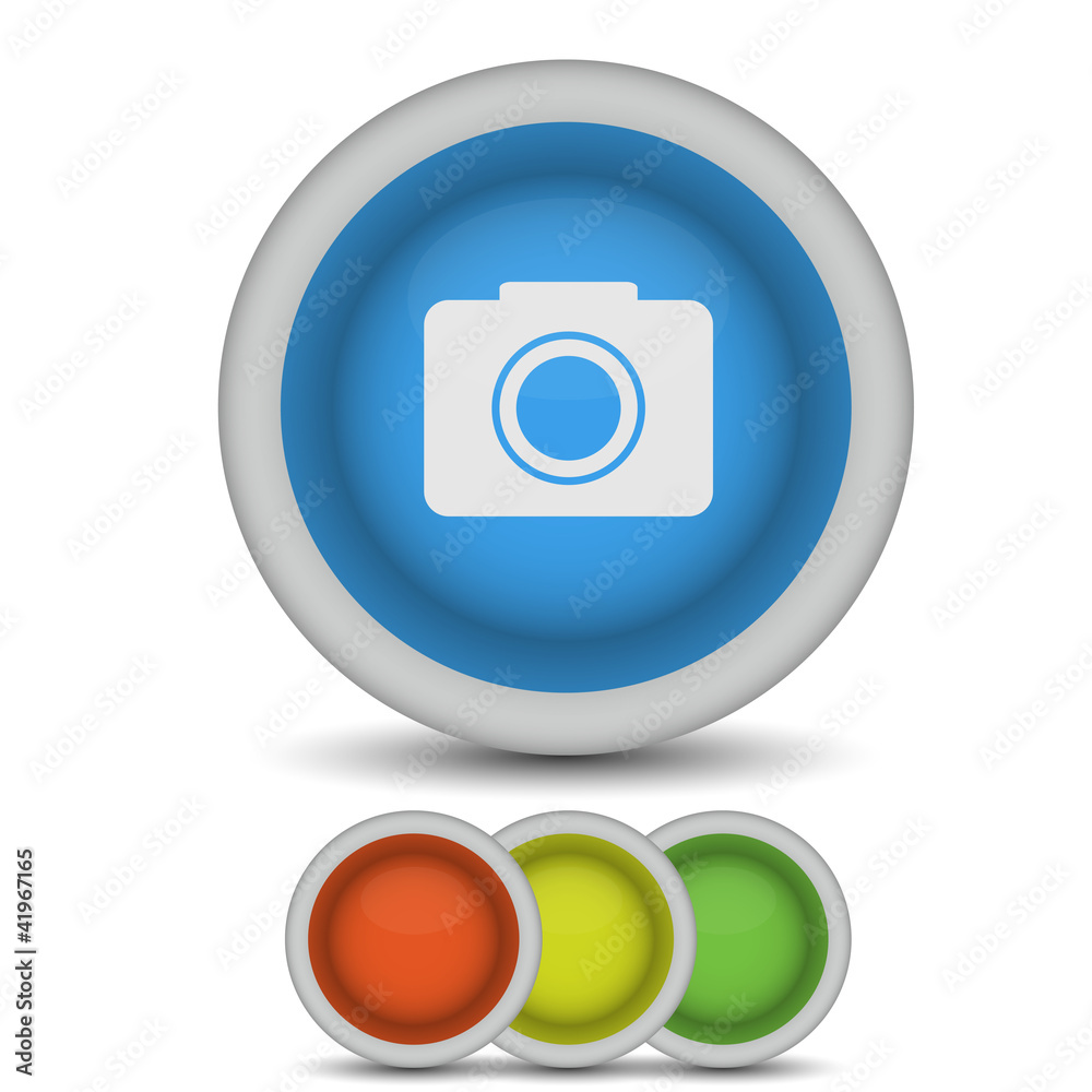 Vector camera icon on white. Eps10 Vector camera icon on white. Eps10