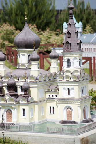 The Ortodox Church miniature in Inwald in Poland photo