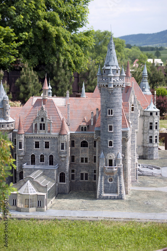 The Castle miniature with Moszna in Inwald in Poland #41967537