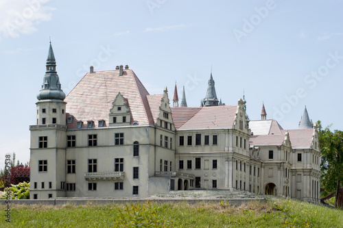 The Castle miniature with Moszna in Inwald in Poland