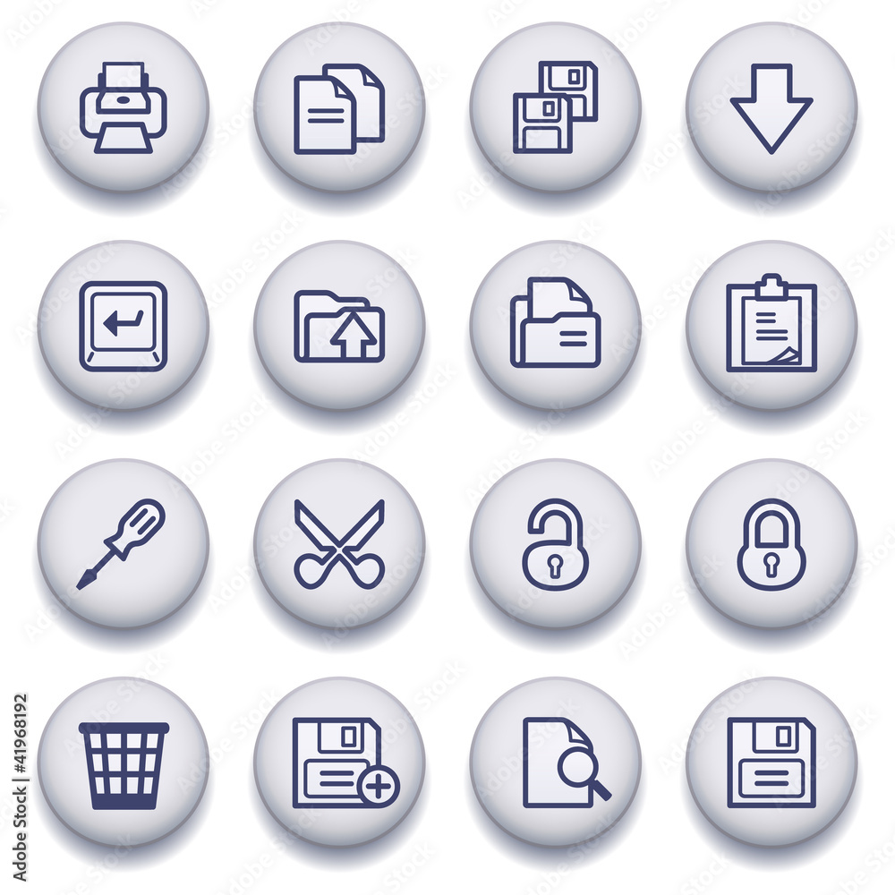 Gray symbols for web 4 Gray symbols for web 4
