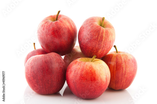 Fresh red apples