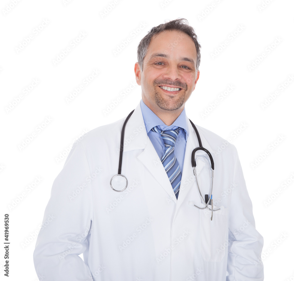 Smiling medical doctor man with stethoscope Smiling medical doctor man with stethoscope
