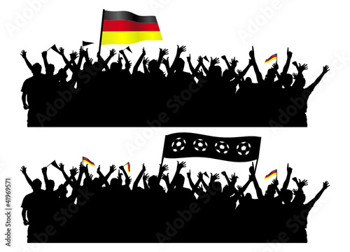 Jubelnde Fans Deuschland