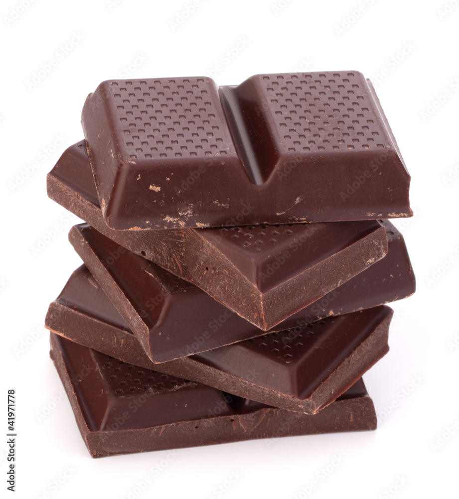 Chocolate bars stack