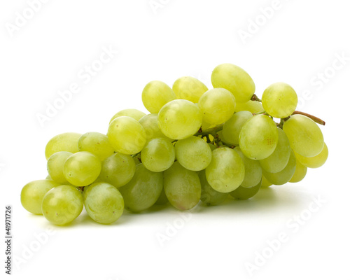 Perfect bunch of white grapes