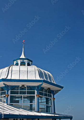 Domed roof on the end of Llandudno pier, Wales photo