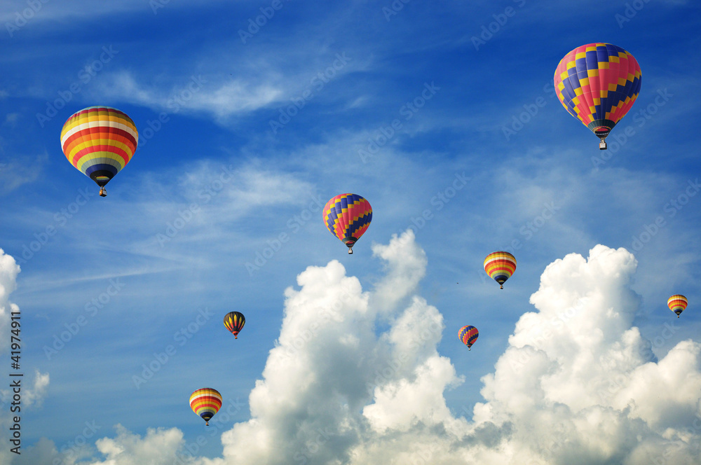 Naklejka premium Colorful balloons