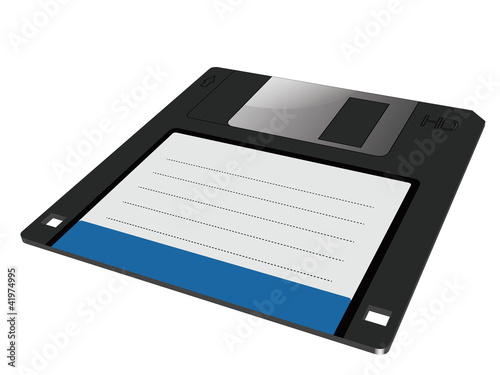 Vector graphic of a floppy in 3D