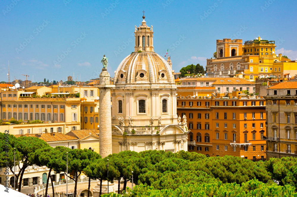 Fototapeta premium The Church of the Most Holy Name of Mary at the Trajan Forum