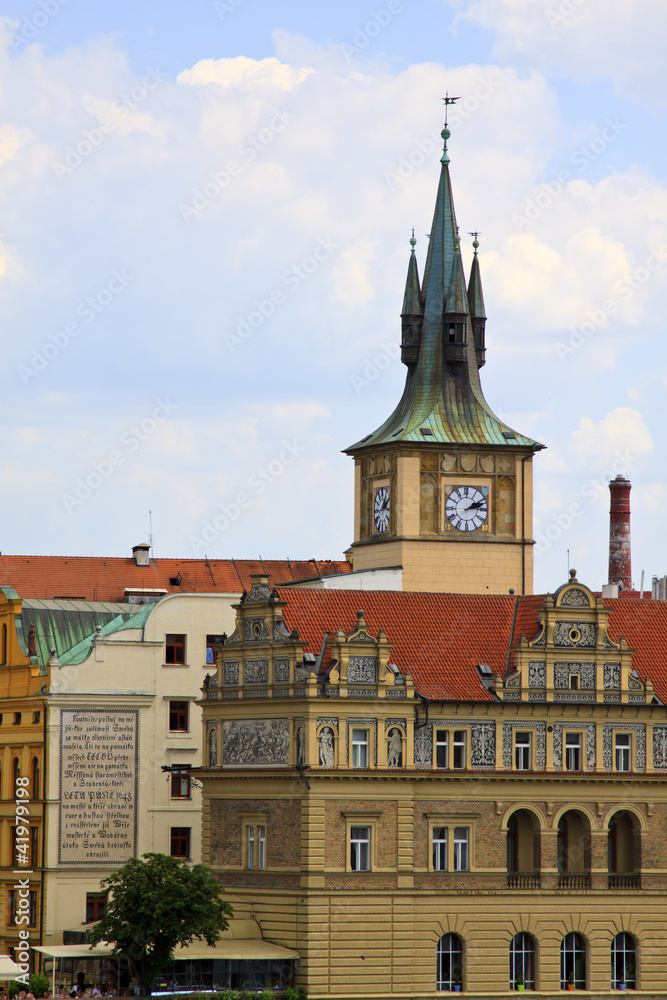 Fototapeta premium Travel in Prague, Old town, Smetana museum