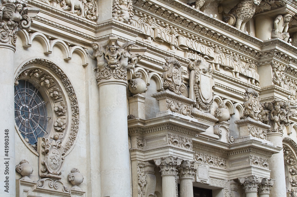 Santa Croce Basilica. Lecce. Puglia. Italy. Santa Croce Basilica. Lecce. Puglia. Italy.