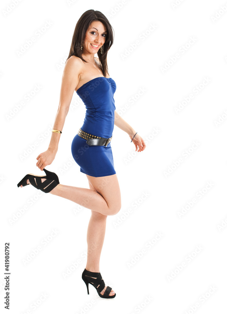 Beautiful full length portrait of a sexy woman Beautiful full length portrait of a sexy woman